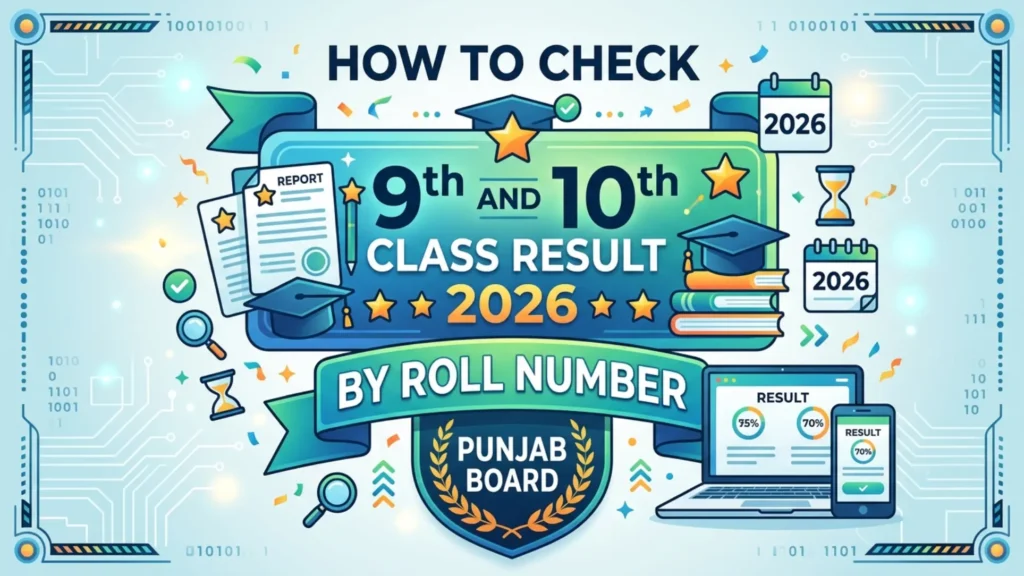 How to Check 9th and 10th Class Result 2026 by Roll Number