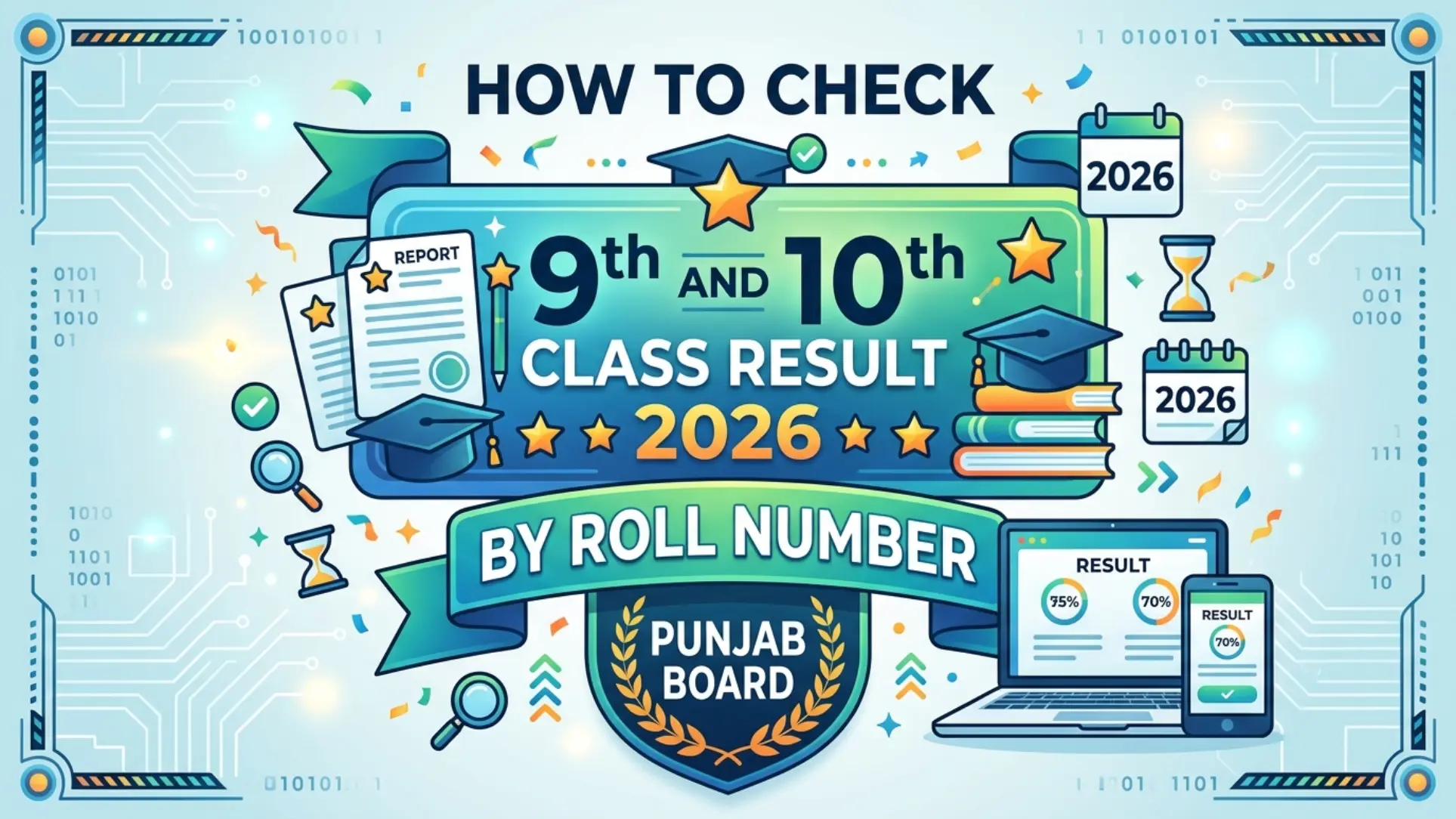 How to Check 9th and 10th Class Result 2026 by Roll Number